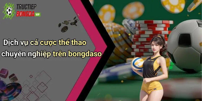 Dịch vụ cá cược thể thao chuyên nghiệp trên bongdaso