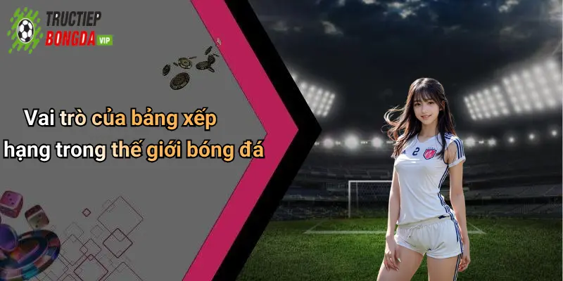 Vai trò của bảng xếp hạng trong thế giới bóng đá