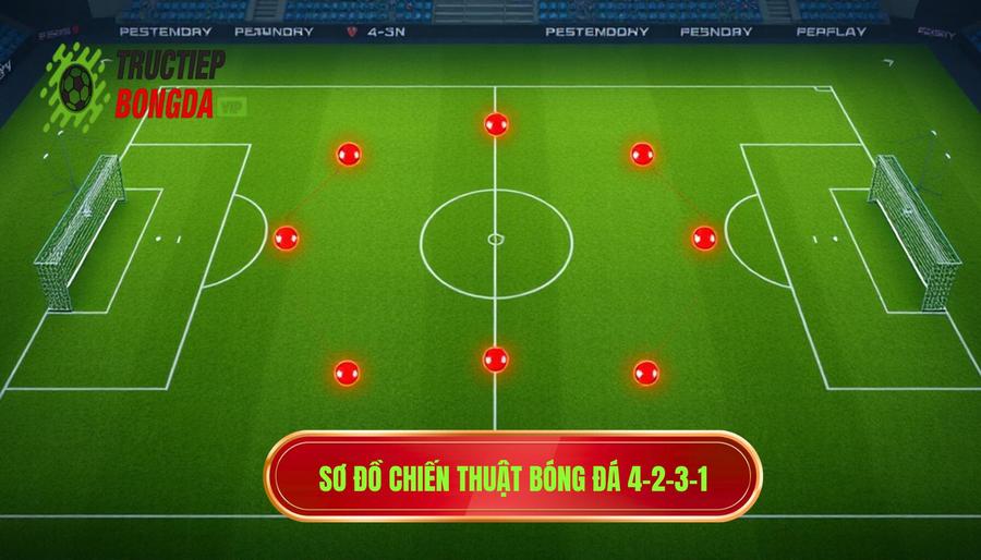 Cấu trúc cơ bản của sơ đồ 4-2-3-1