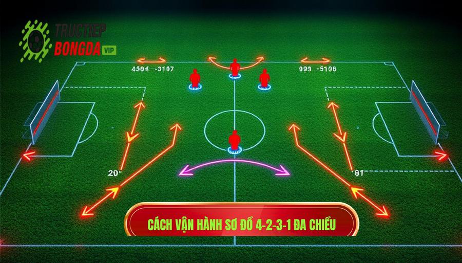 Phân tích đa chiều: Cách sơ đồ chiến thuật 4-2-3-1 vận hành trong các giai đoạn
